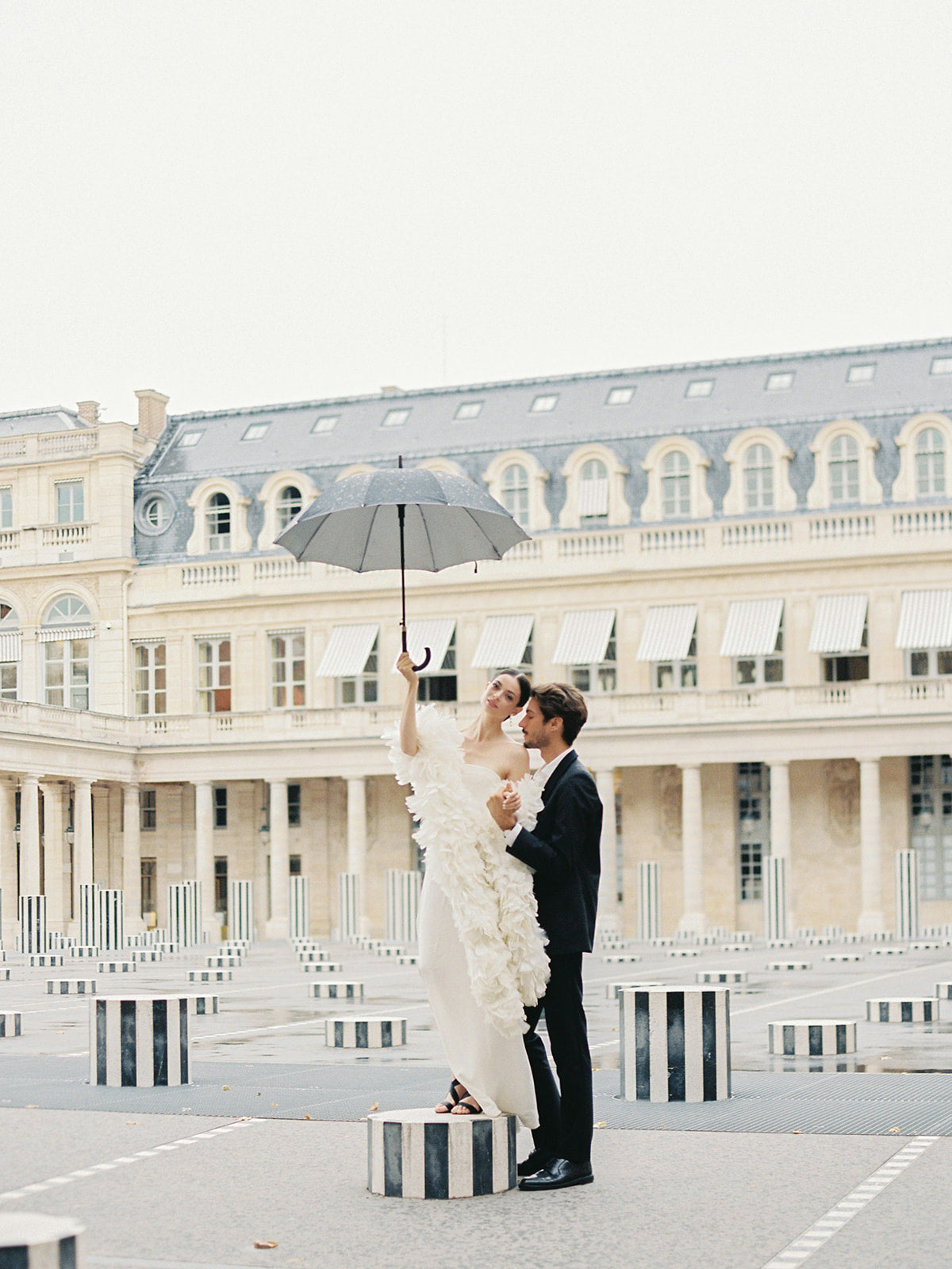 Crepe Modern Strapless Gown