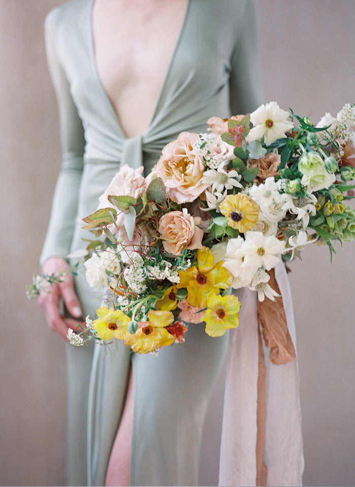 Mint Green Jersey Gown