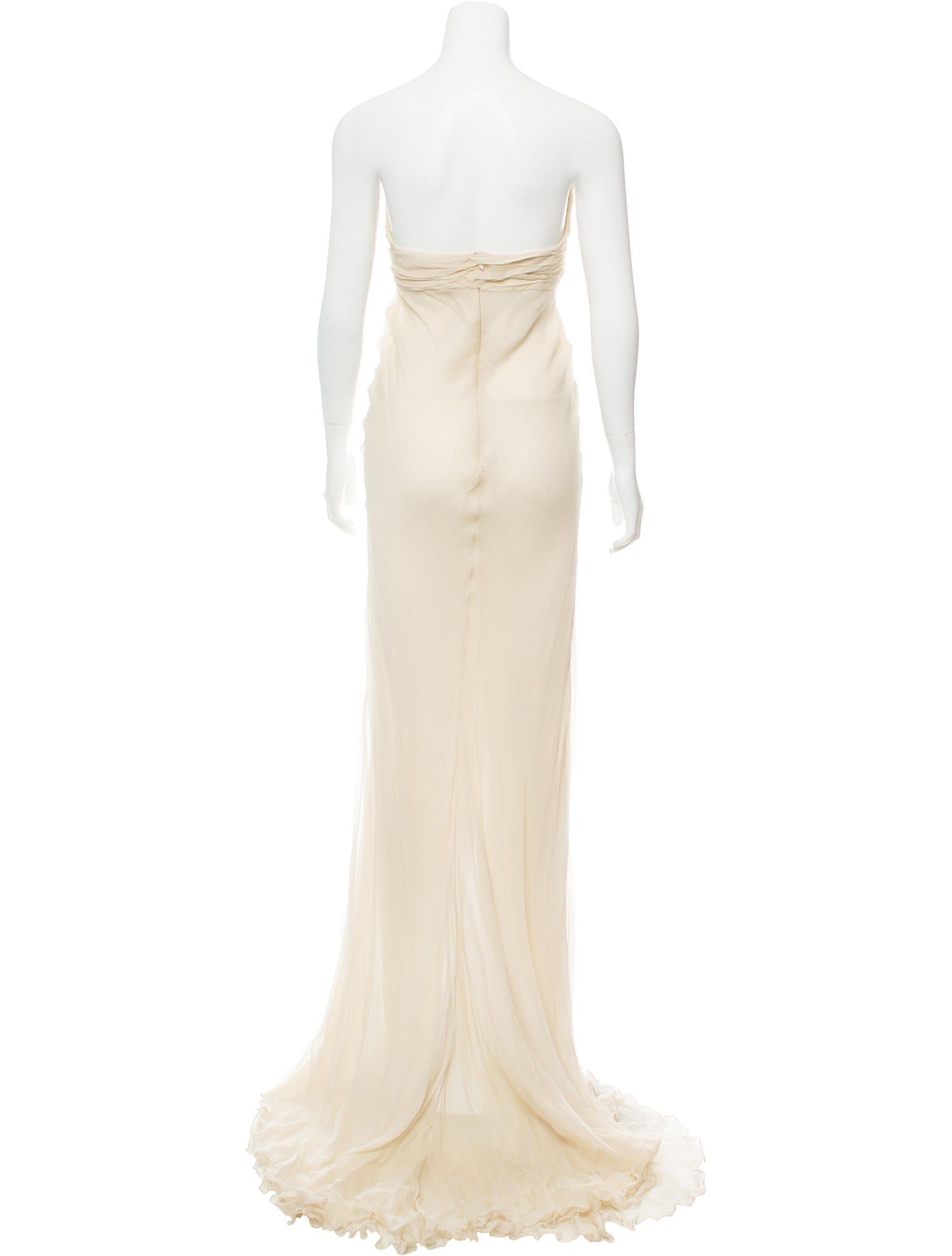 Cream Sweetheart Bodice Gown