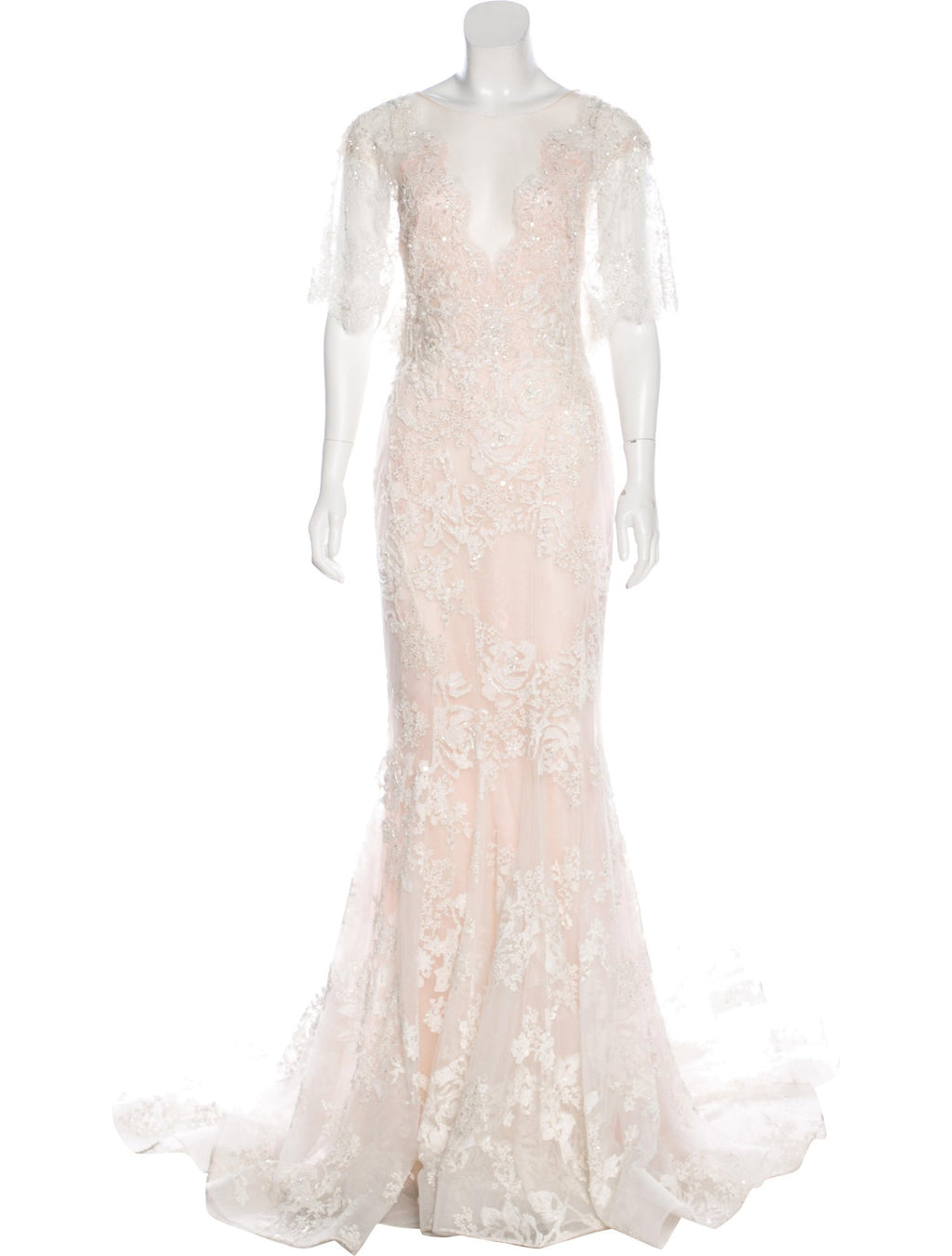 Beaded Lace Gown