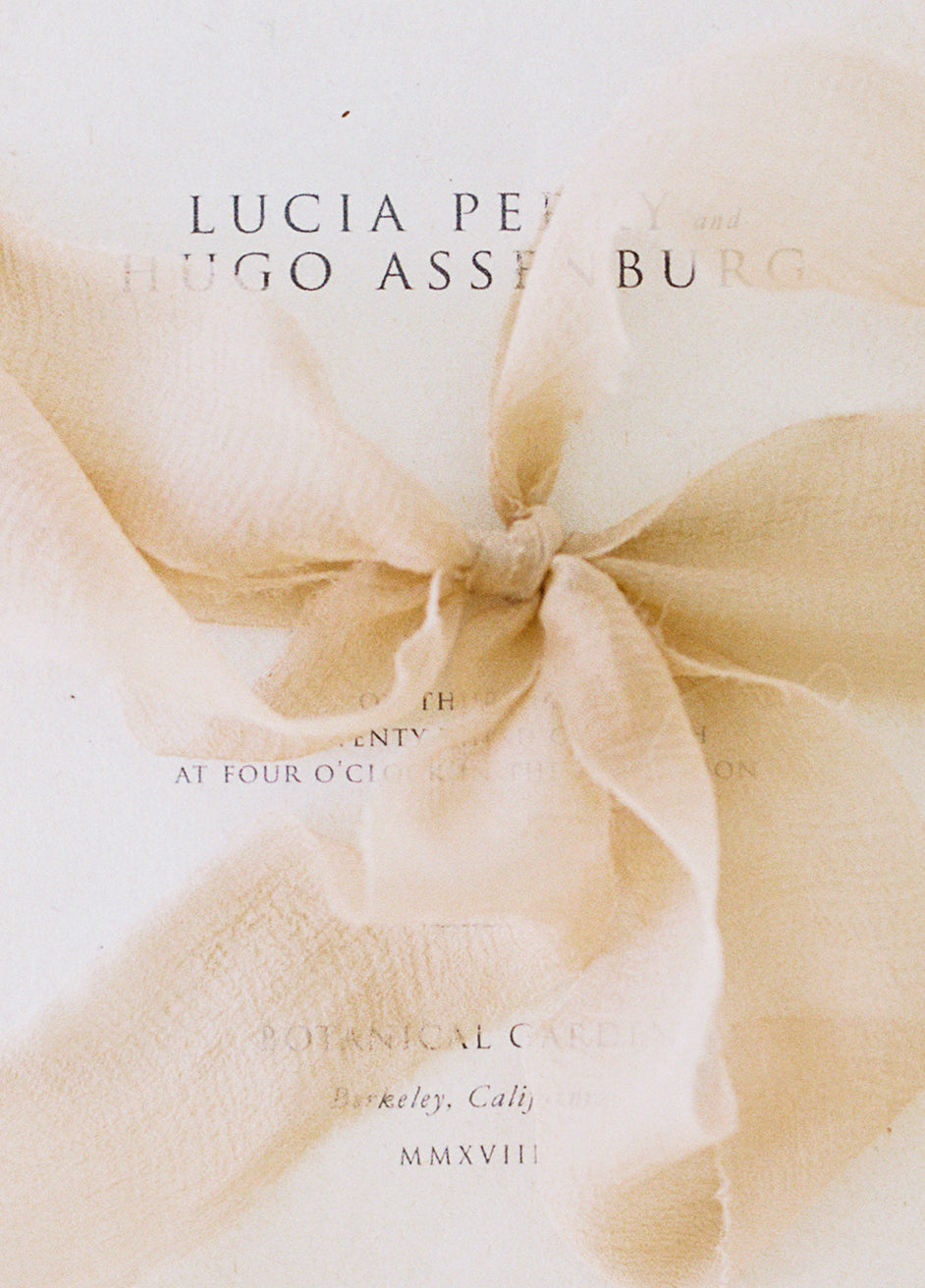 1 Yard Mustard Silk Ribbon