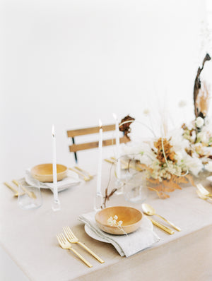 6 Vintage Wooden Salad Bowls