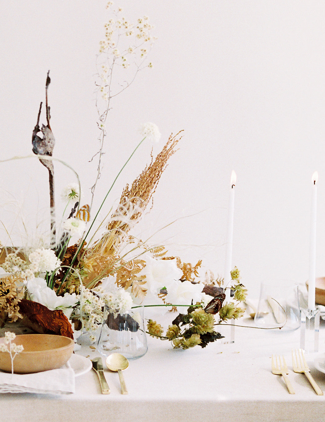 6 Crystal Graduated Geometric Candlestick Holders